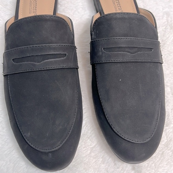 Henry Ferrera Slip-on Suede Comfort Penny Loafer Mule size 10 NWOT - Picture 4 of 9